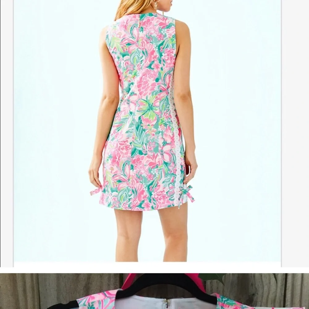 Lilly Pulitzer Mila Stretch Shift New Sz 2 D89 - Picture 3 of 5